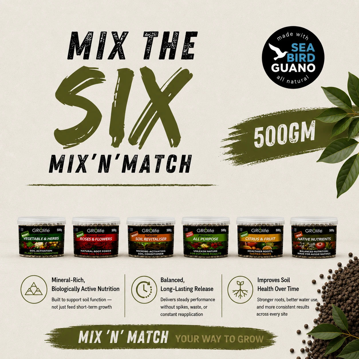 500gm Mix-n-Match Bundle – Pick Any 6 & SAVE!